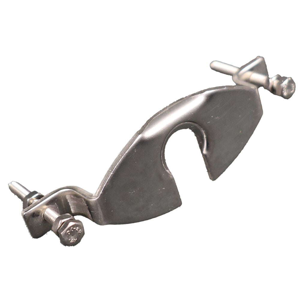 Water Pressure Gauge 300 PSI, 1/4" MPT, 2.5" Plastic Dial, Center Back Uclamp, SS Case