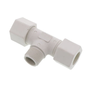 JACO 60-14-12-P-PG Polypropylene Male Branch Tee 7/8 OD Tube x 3/4 MPT
