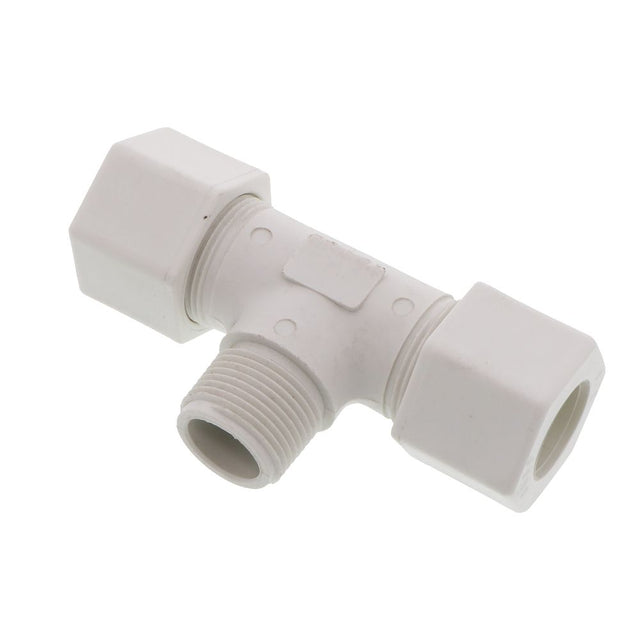 JACO 60-14-12-P-PG Polypropylene Male Branch Tee 7/8 OD Tube x 3/4 MPT