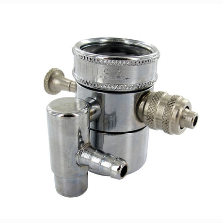 Diverter Valve Adapter Return 1/4 comp Inlet x 1/4 barb Outlet