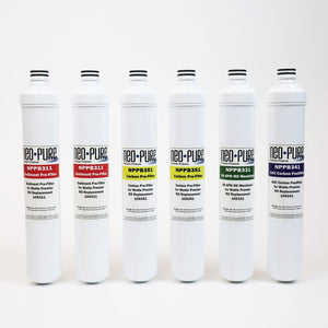 Neo-Pure RO Pure Plus VOC 6 Pack Filter Kit Replacement For Watts Premier WP531161
