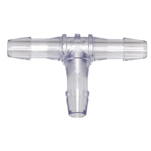 Colder HT2 Tee Fitting, 1/16 HB X 1/16 HB X 1/16 HB, Natural Polypropylene