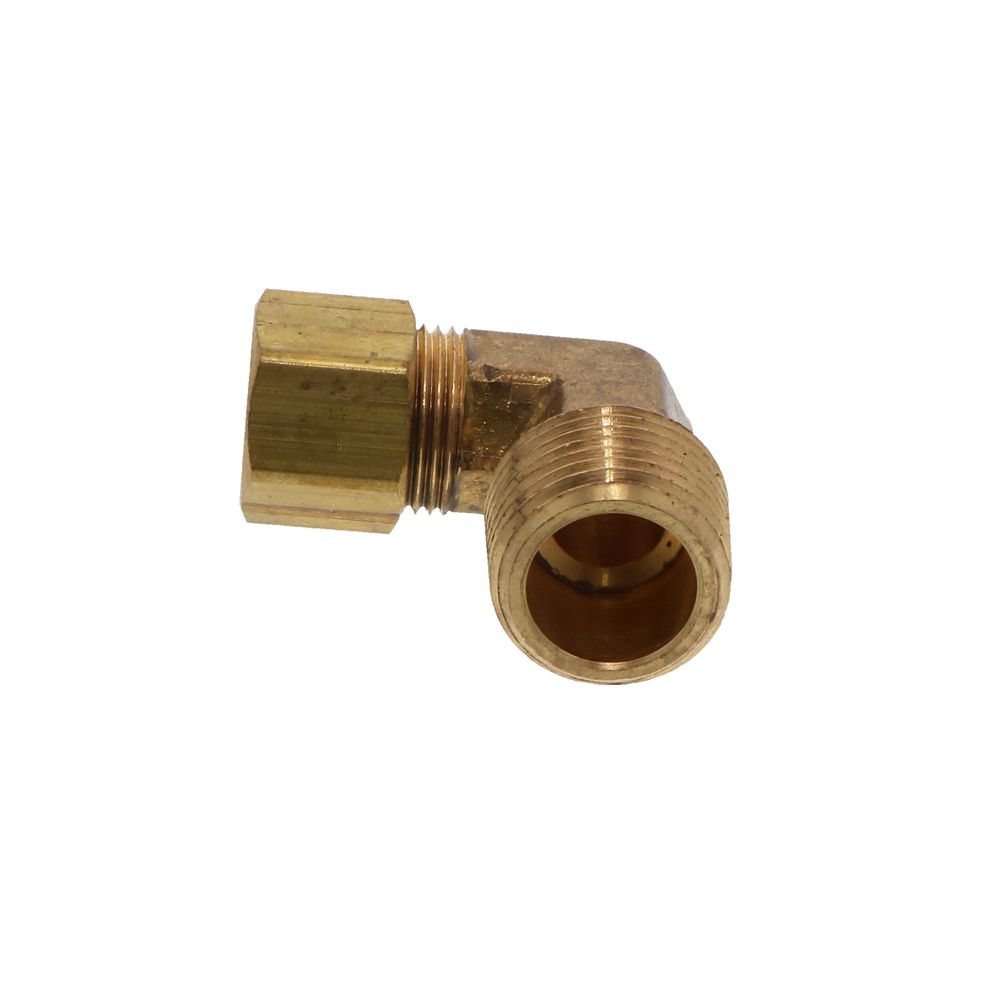 Brass Compression Elbow - 1/2 Compression x 1/2 MPT