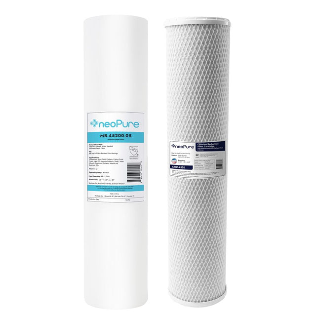 Filter Kit Replacement, 4.5" x 20" Melt Blown & Carbon Block