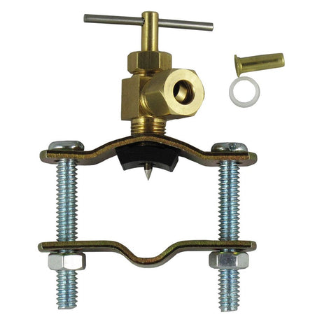 Self-Piercing Feed Valve - Bolt Style 1/4" Compression Lead Free