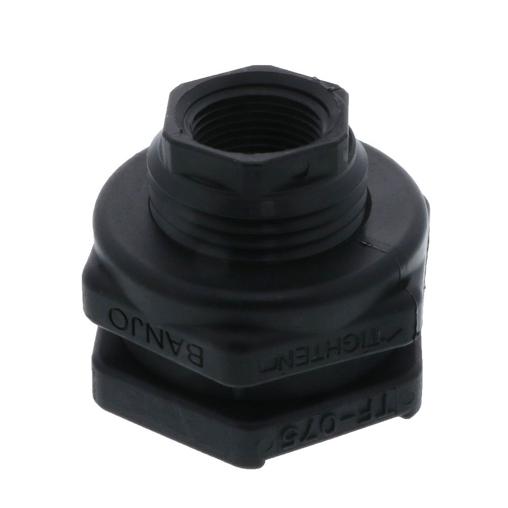 Banjo 3/4" Polypropylene Bulkhead Tank Fitting with EPDM Gaskets