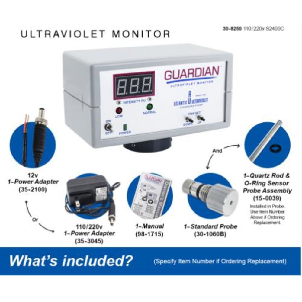 Atlantic UV 30-8250 Guardian Ultraviolet Monitor Digital Direct Mount