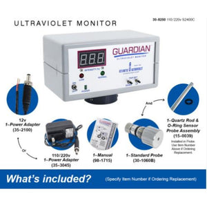 Atlantic UV 30-8250 Guardian Ultraviolet Monitor Digital Direct Mount