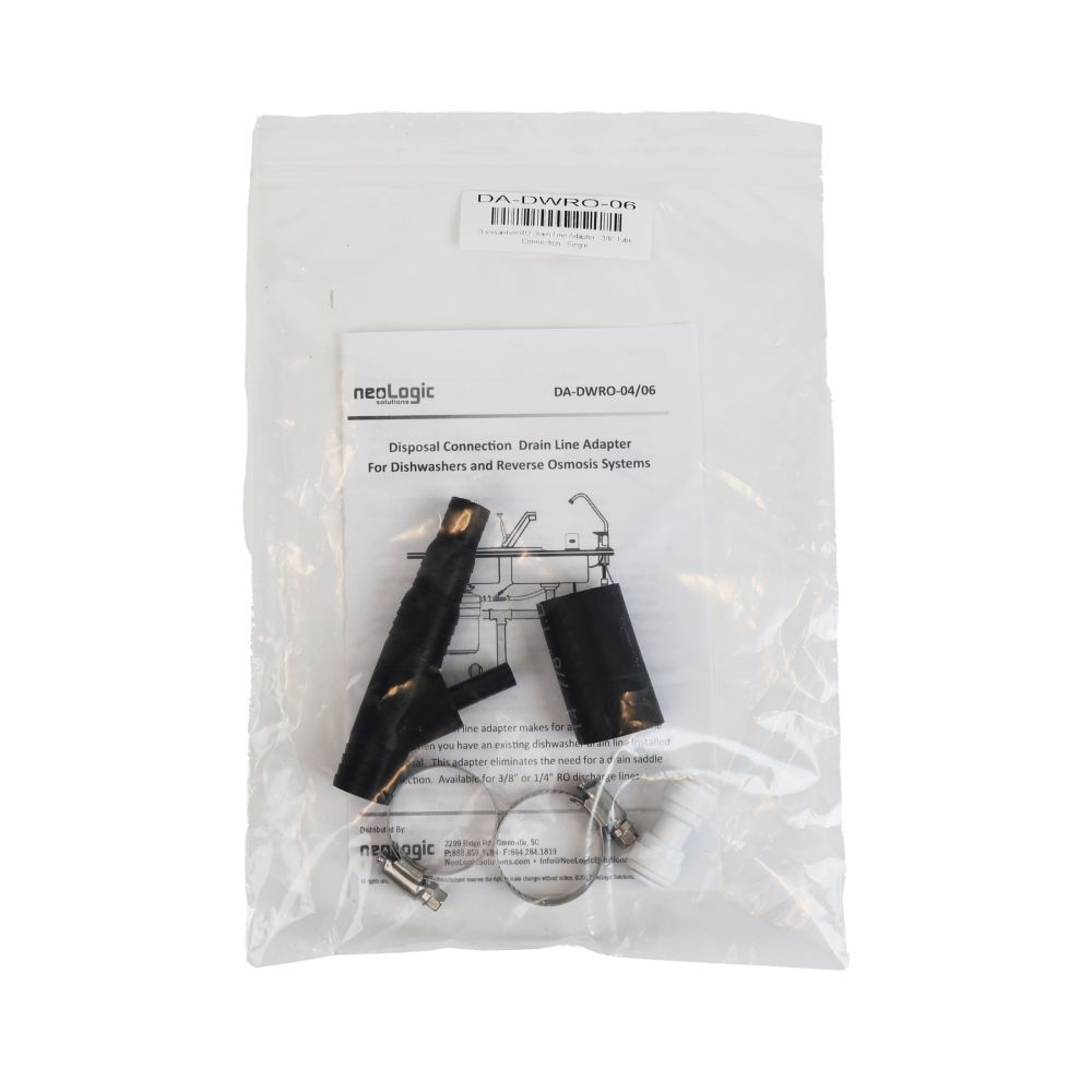 Dishwasher/RO Drain Line Adapter - 3/8" Tube Connection