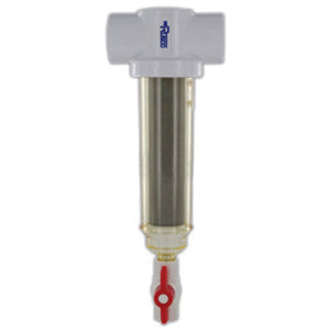 Rusco Chemically Resistant Spin Down Filter T Style 1-1/2" SS - 100 Mesh [152 micron]