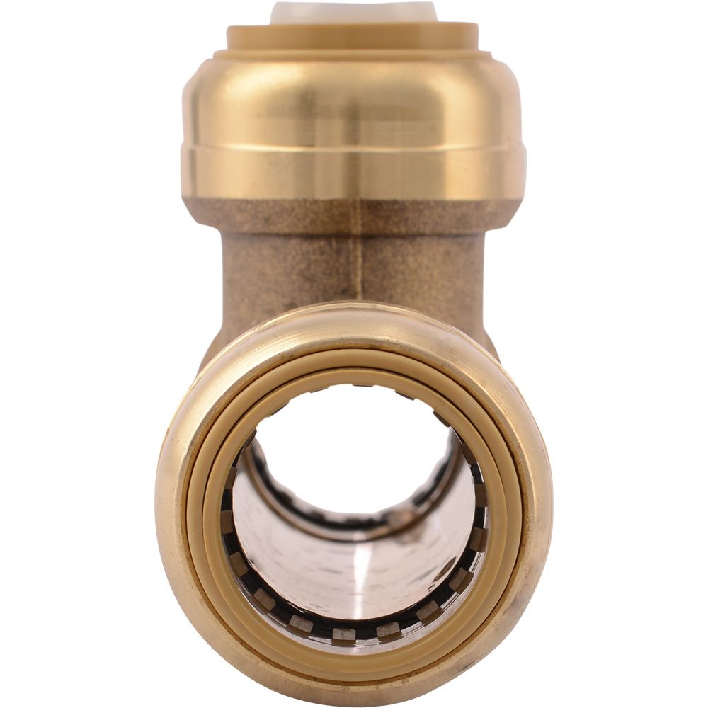 SharkBite® U3370LF Lead-Free Brass Push-to-Connect SLIP Tee - 3/4" x 3/4" x 3/4"