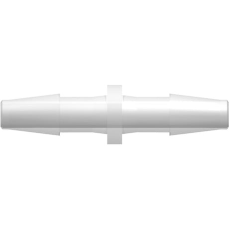 LinkTech Straight Through Tube Fitting with Classic Series Barbs, 1/4" [6.4 mm] ID Tubing, Natural