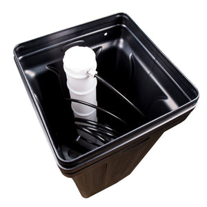 Replacement Water Softener Brine Tank 14.75" x 34.25" Square, Black