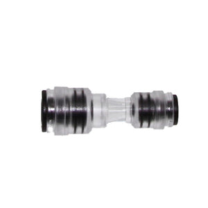 John Guest NC674 Clear Bodied Straight Tube Connector 8mm x 5mm