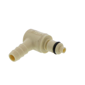 Multi-Mount Non-Valved Hose Barb Coupling Insert - 1/8 ID Barb Acetal