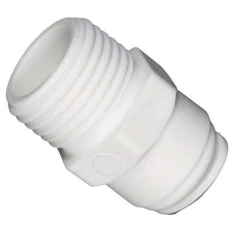 Male Connector Acetal 3/8 qc x 1/2 MNPT