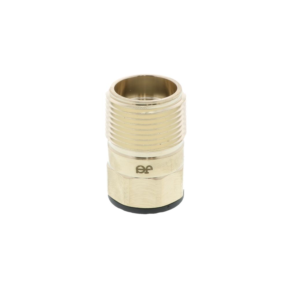 John Guest Lead-Free ProLock Brass Male Connector NPT - 3/4 CTS x 1 NPT