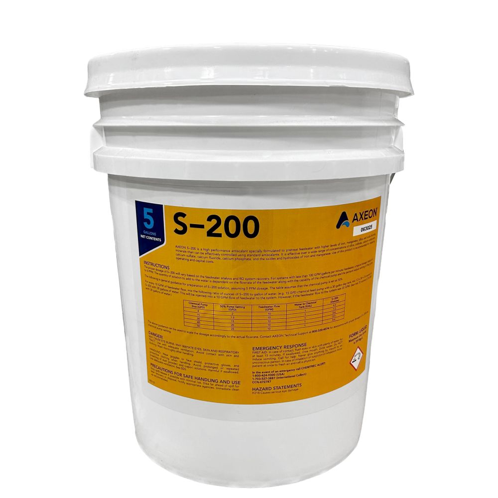 AXEON 206712 S-200 Antiscalant 5 Gallons
