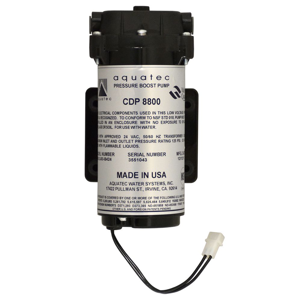 Aquatec CDP 8800 Pressure Boost Pump 125 PSI, 3/8 JG, 24 VAC