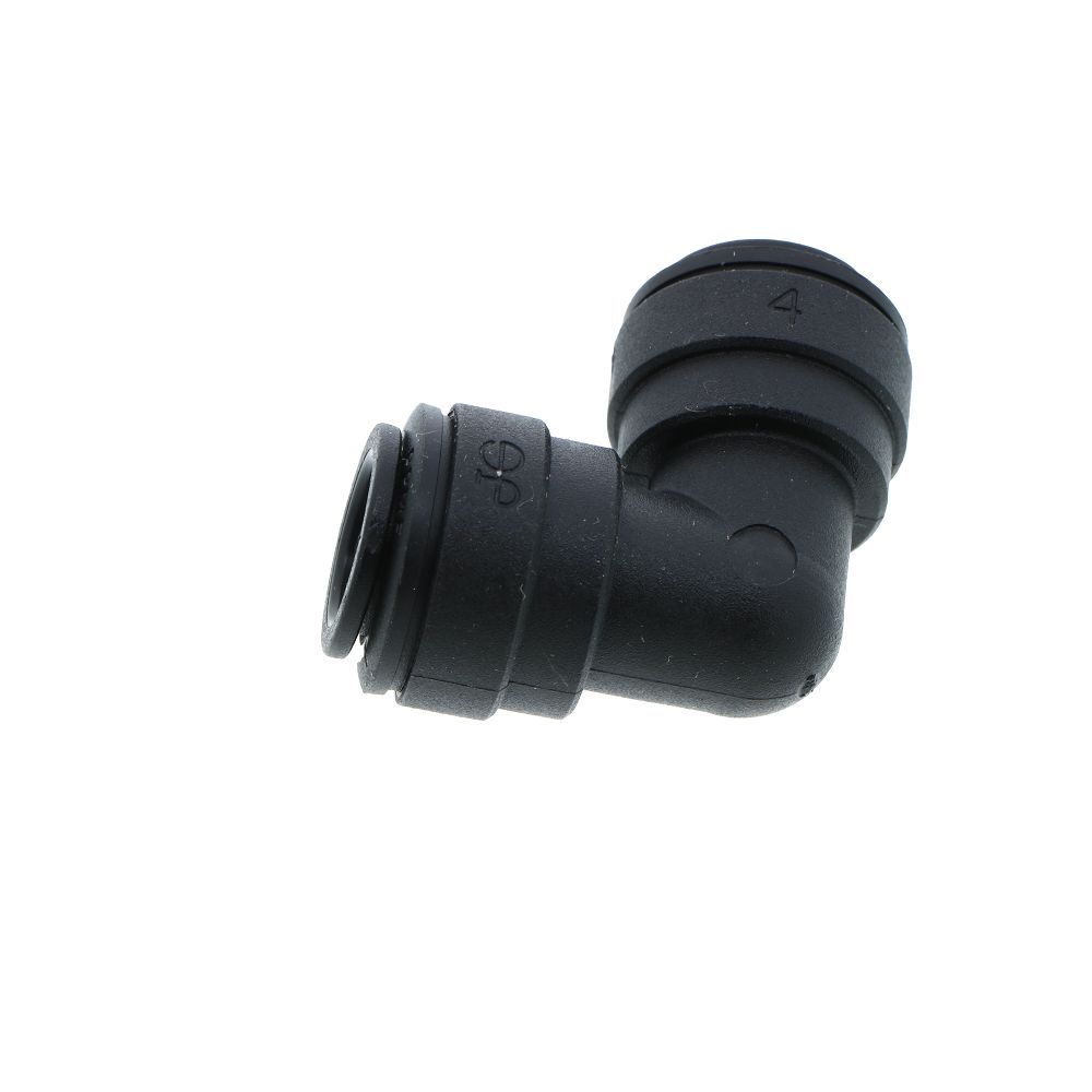 John Guest Union Elbow Black Polypropylene  - 3/8