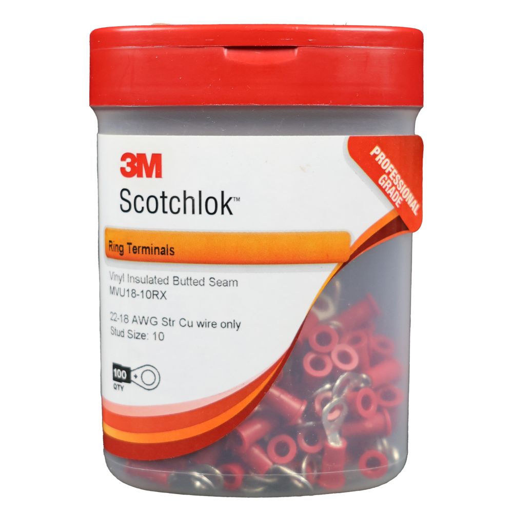 TERMINAL; RING, 22-18 AWG #10