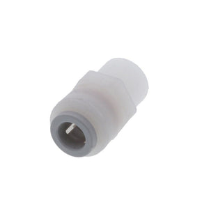 Kynar PVDF Female Connector - 3/8 x 1/4 NPTF
