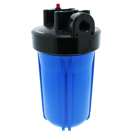 10" Neo-Pure Big Flow Filter Housing Blue Sump/Black Cap 1" with Pressure Relief