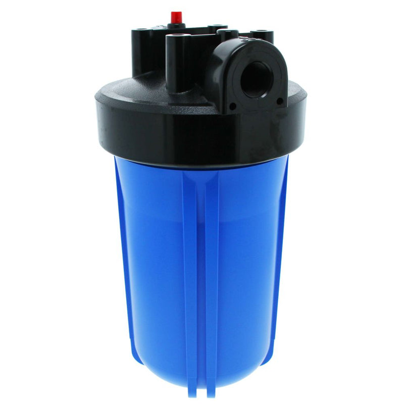 10" Neo-Pure Big Flow Filter Housing Blue Sump/Black Cap 1" with Pressure Relief