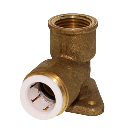 John Guest Drop Ear Elbow - 1/2 CTS x 1/2 NPT