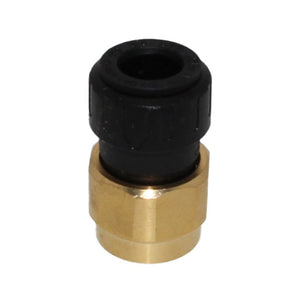 John Guest ProLock Female Connector NPS - 1/2 CTS x 3/4 NPS [Brass Nut]