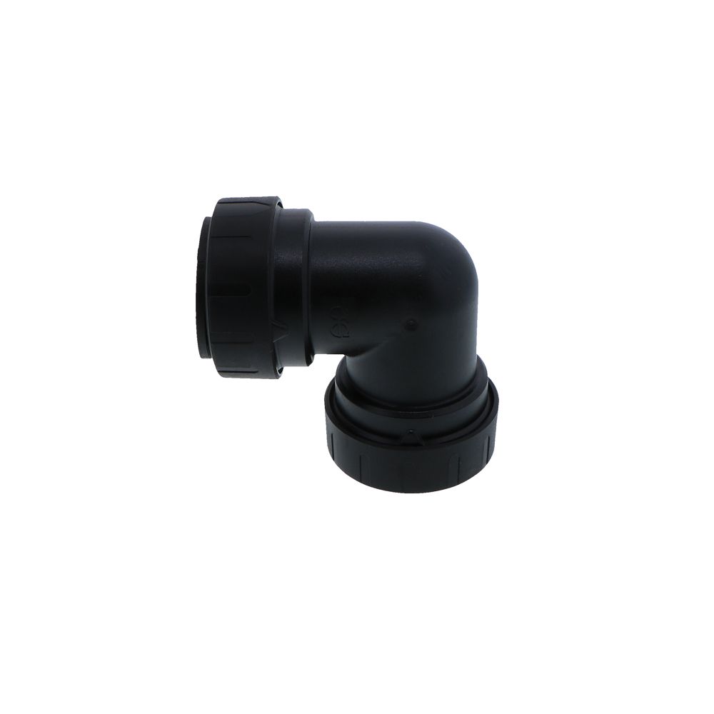 John Guest ProLock Black Union Elbow - 1 CTS