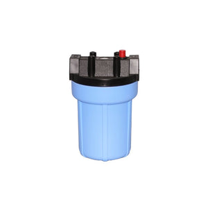 Pentek 5" Slim Line Water Filter Housing Black/Blue 1/2" FPT with PR