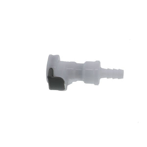 APCD17004SH Valved In-Line Hose Barb Coupling Body with Shroud 1/4 ID Barb