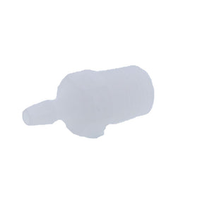 FitQuik PVDF [Kynar] Thread to Tube Straight Fitting - 1/8 NPT to 1/8 ID Barb