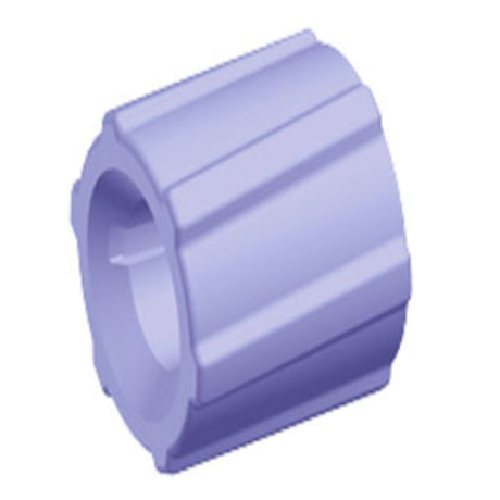 LMSR91 Purple Tint Polycarbonate Rotating Luer Lock Rings