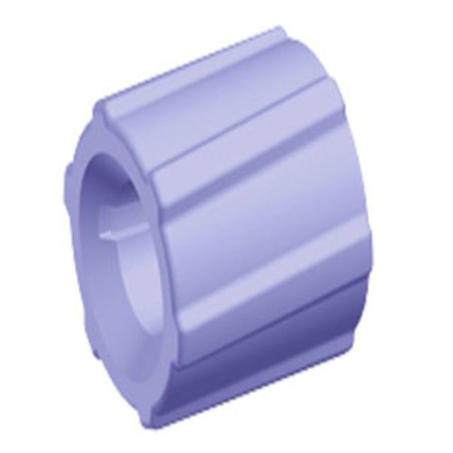 LMSR91 Purple Tint Polycarbonate Rotating Luer Lock Rings
