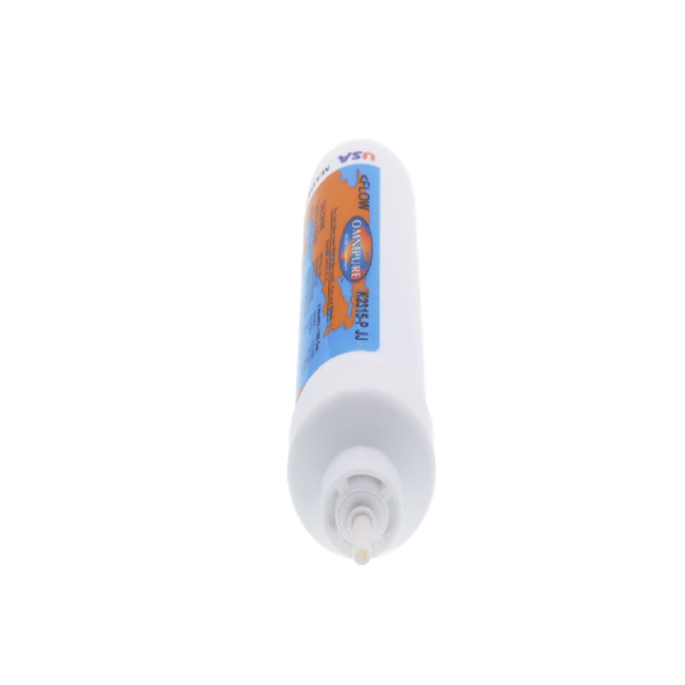Omnipure Inline K2315-P-JJ 1 mic CTO/Lead/Cyst [w/ Scale Reduction] - 6" x 2" Filter - 1/4" Quick Connect