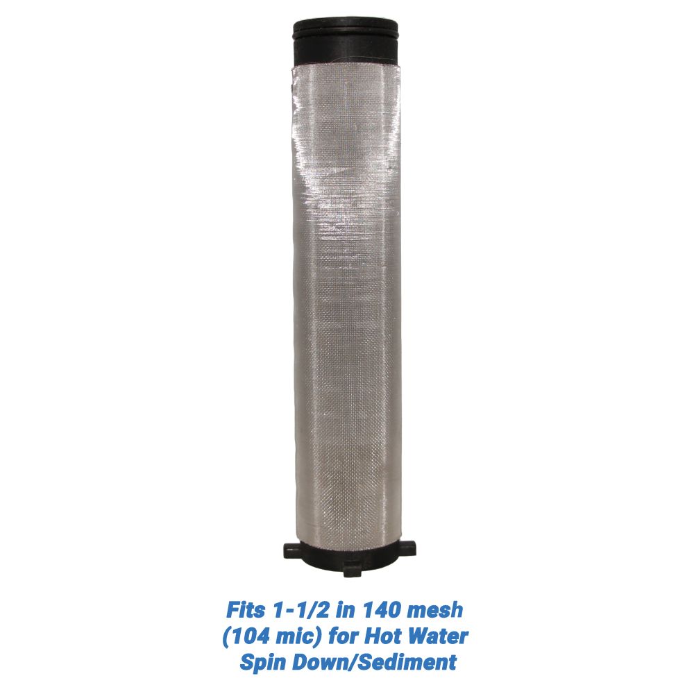 Rusco/Vu-Flow Hot Water Filter Screens for Spin-Down/Sediment Filters - Fits 3/4 in 60 mesh [254 mic] for Hot Water Spin Down/Sediment