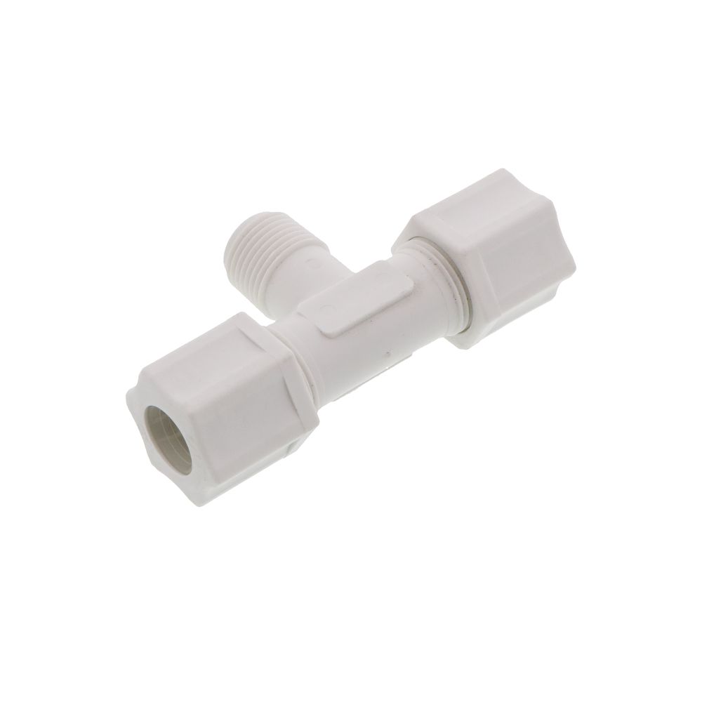 JACO 60-8-6-P-PG Polypropylene Male Branch Tee 1/2 OD Tube x 3/8 MPT