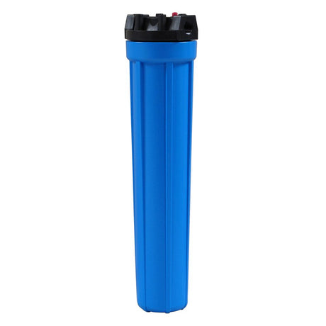 Watts FH8000BL34PR 20" Standard Filter Housing Black/Blue w/ PR - 3/4" FPT