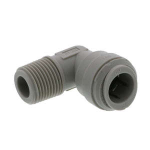 DMfit Elbow Male Connector - 1/2 Push-in x 3/8 NPTF