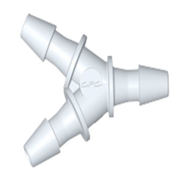 HY230 Y Fitting White Nylon 1/16 HB X 1/16 HB X 1/16 HB