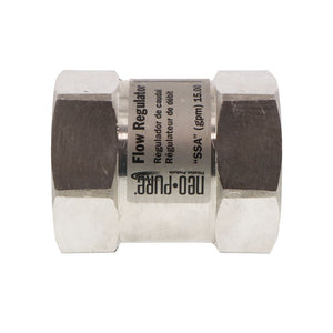Neo-Pure Stainless Steel  Flow Control 24 GPM 316SS 1.5" FPT x FPT
