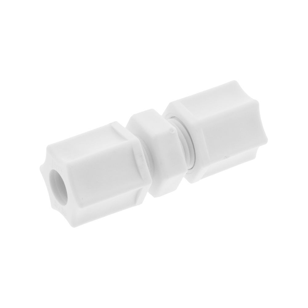 JACO 15-5-P-PG Polypropylene Union Connector 5/16 OD Tube x 5/16 OD Tube