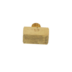Lead-Free Brass Branch Tee 3/8 FPT x 3/8 FPT  x 3/8 MPT