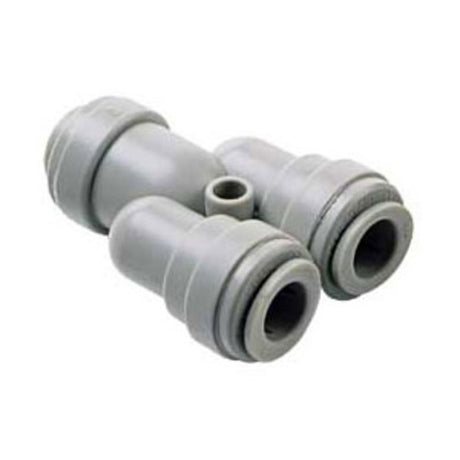 DMfit Two Way Divider - 3/8" x 3/8" x 3/8" Push-In