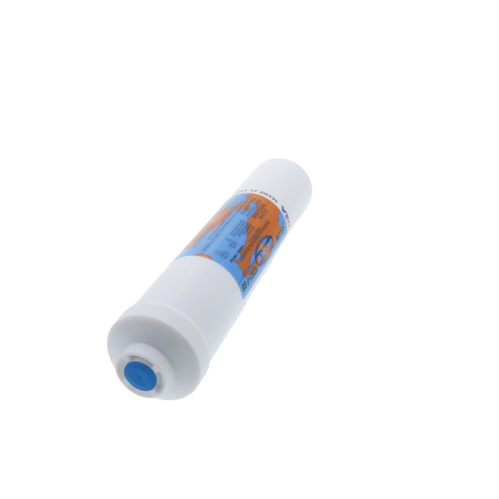 Omnipure Inline K2521-P-BB 10 mic Carbon Block CTO [w/ Scale Reduction] - 10" x 2" Filter - 1/4" FPT [Everpure Compatible IN-9 CF-S]