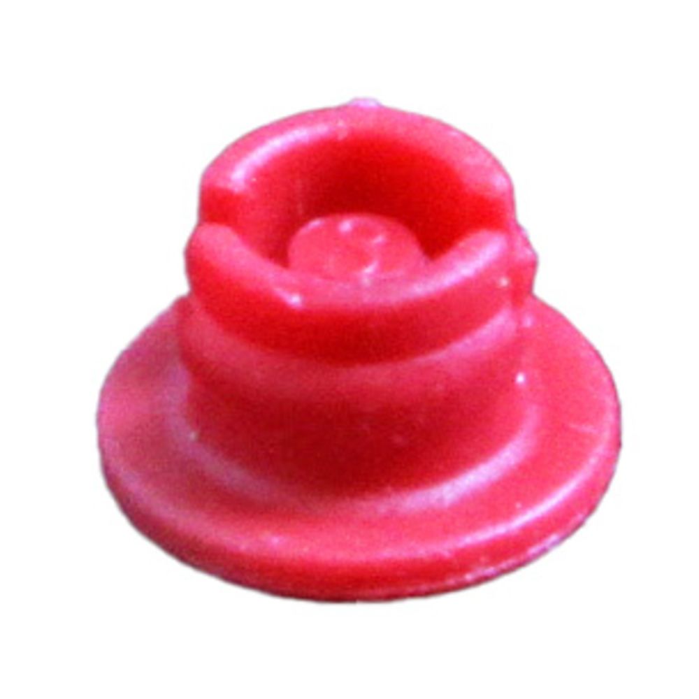 Colder DQPROPLUGRED01 Colored Button Plug for Drum Insert, Molded Red