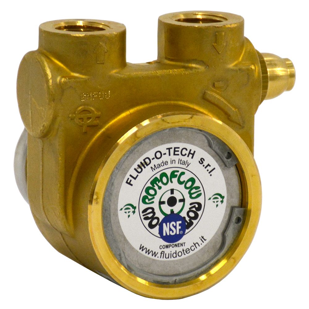 Fluid-o-Tech Lead Free Brass Rotary Vane Pump with Brass Key 250 gph 1/2" NPT,All Products : American Fashion Style Bags On Sale