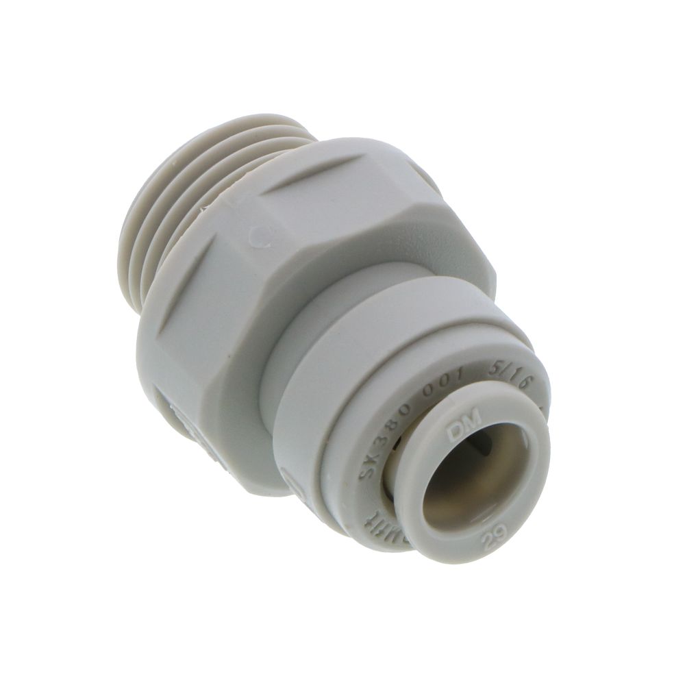 DMfit Straight BSP[P] Male - 5/16" Push-in x 3/8" BSP[P]